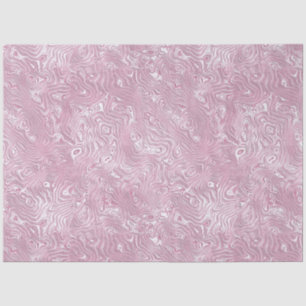 Papier Mousseline Motif Moire en Soie Marbrée en Rose Poussiéreux