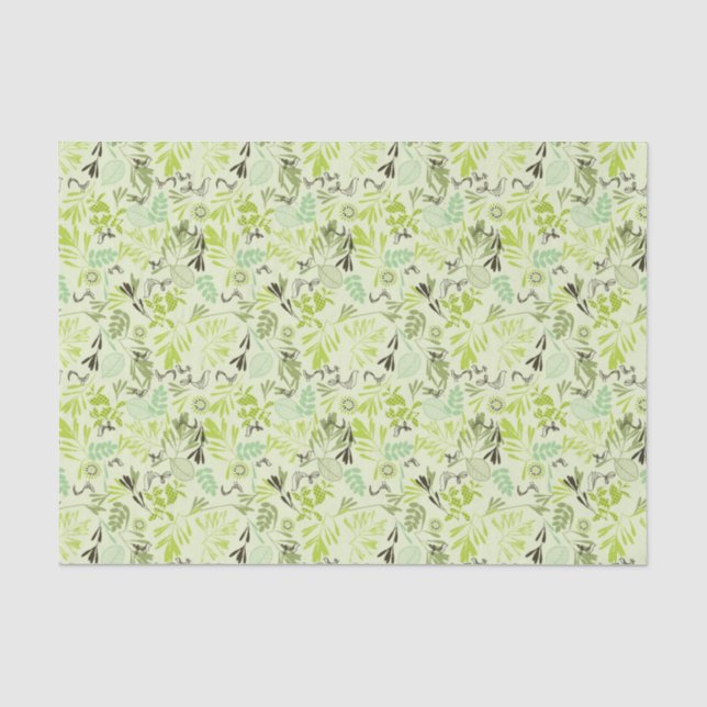Papier Mousseline motif montrant de petits oiseaux de bébé (Recto)