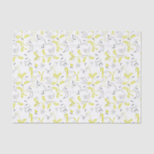 Papier Mousseline motif montrant les animaux 2 de bébé