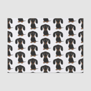Papier Mousseline Motif noir et bronzage enduit doux mignon de