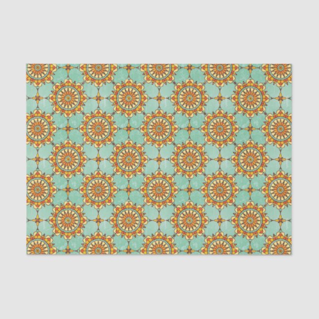 Papier Mousseline Motif ornemental (Recto)