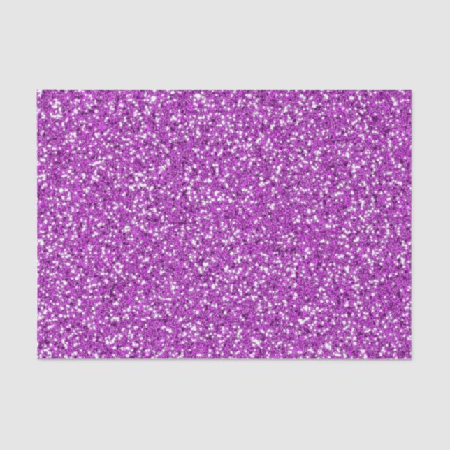 Papier Mousseline Motif Parties scintillant violet (Recto)