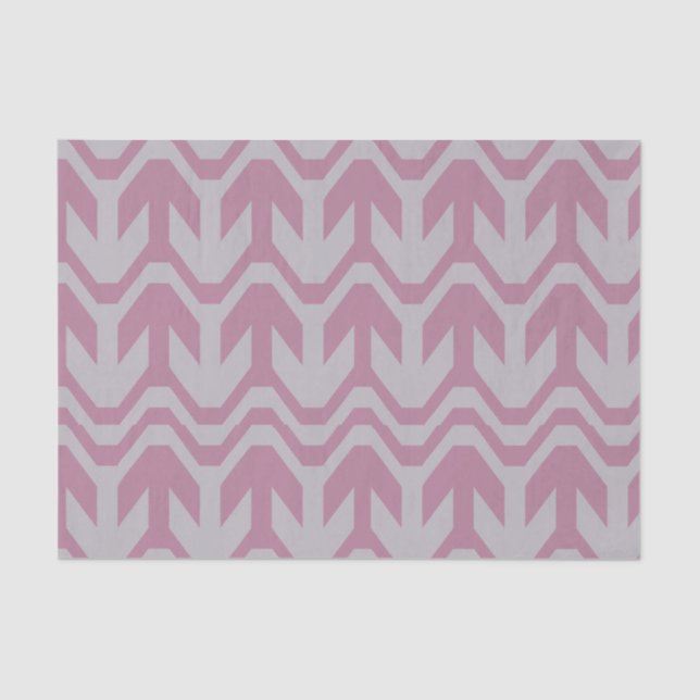 Papier Mousseline Motif Pastel violet et bleu double vague (Recto)