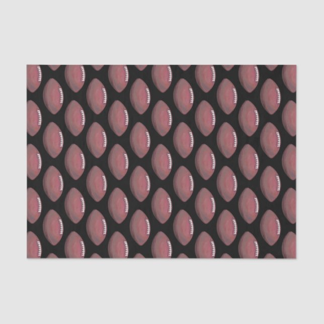 Papier Mousseline Motif peint du football (Recto)