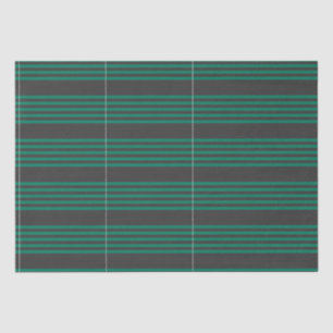 Papier Mousseline Motif rayé de la forêt verte et du charbon de bois