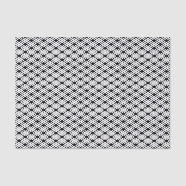 Papier Mousseline Motif rayé de plaid (Recto)