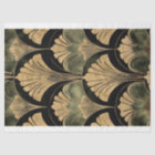 Motif répétitif Art Déco doré embossé