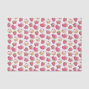 Papier Mousseline motif romantique de nourriture