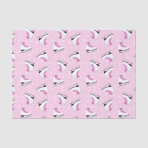 Papier Mousseline Motif rose de patinage artistique
