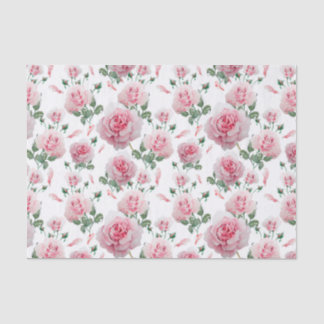 Papier Mousseline Motif rose de roses de dispersion