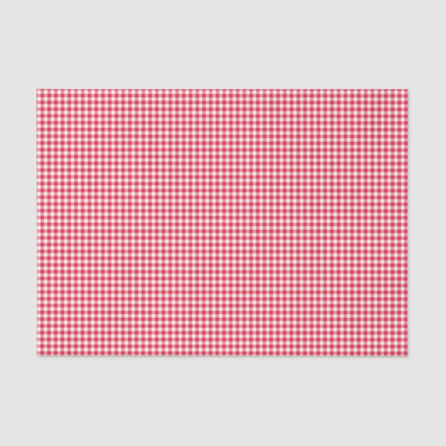 Papier Mousseline Motif rouge de contrôle de guingan de pays (Recto)