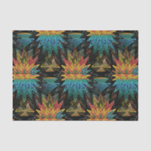 Papier Mousseline Motif rouge du sud-ouest de la tribu Serape