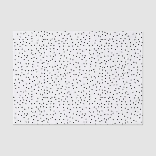 Papier Mousseline Motif scandinave de triangle de style (Recto)