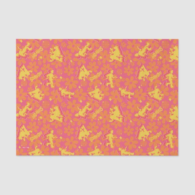 Papier Mousseline Motif Scooby-Doo Disco super (Recto)