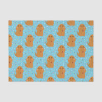 Motif Snuffleupagus Blue Stars & Dots