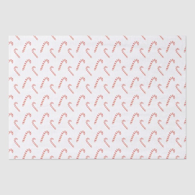 Papier Mousseline Motif sucre de canne (Recto)