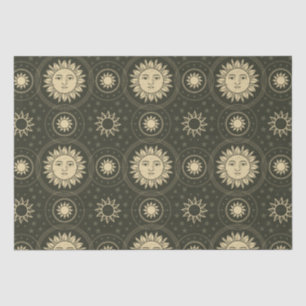 Papier Mousseline Motif Sun