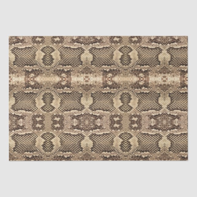 Papier Mousseline Motif texture poster de animal de peau de serpent  (Recto)