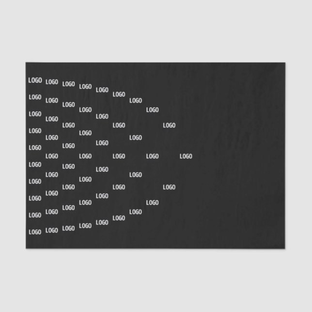 Papier Mousseline Motif unique avec logo/image téléchargée (Recto)