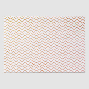 Papier Mousseline Motif vague texturé