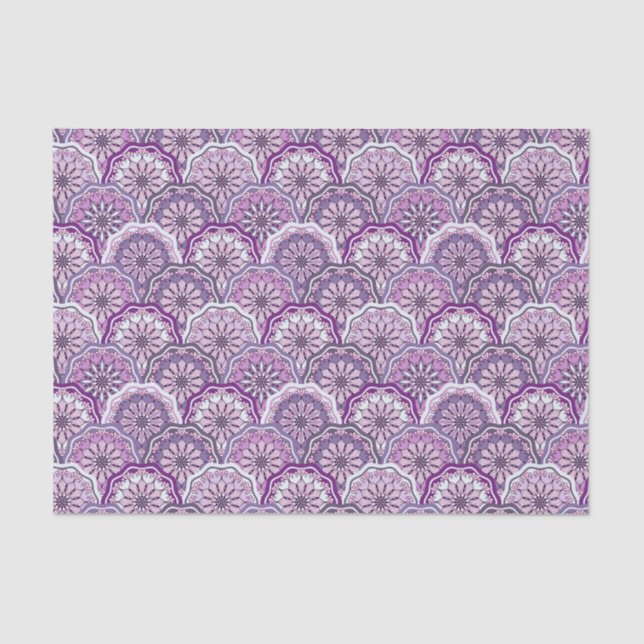 Papier Mousseline Motif vintage (Recto)