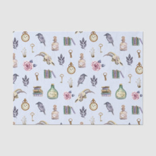 Papier Mousseline Motif vintage d'alchimie