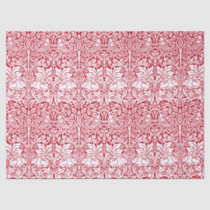 Papier Mousseline Motif vintage rouge de lapin de frère de William