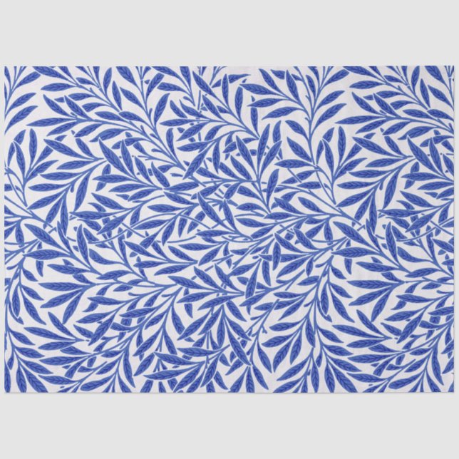 Papier Mousseline Motif Willow, William Morris Tissue Paper (Recto)