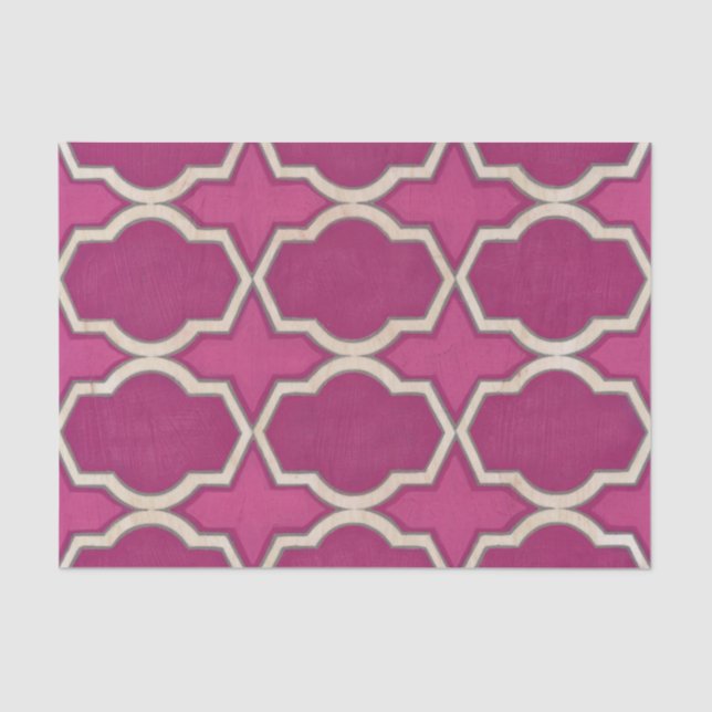 Papier Mousseline Motifs de marché II (Recto)