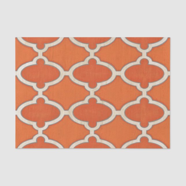 Papier Mousseline Motifs du marché III (Recto)