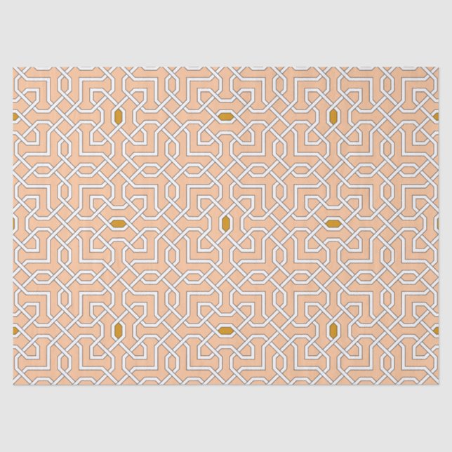 Papier Mousseline motifs géométriques islamiques (Recto)