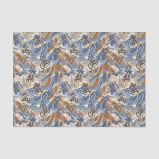 Papier Mousseline Motocross (Recto)