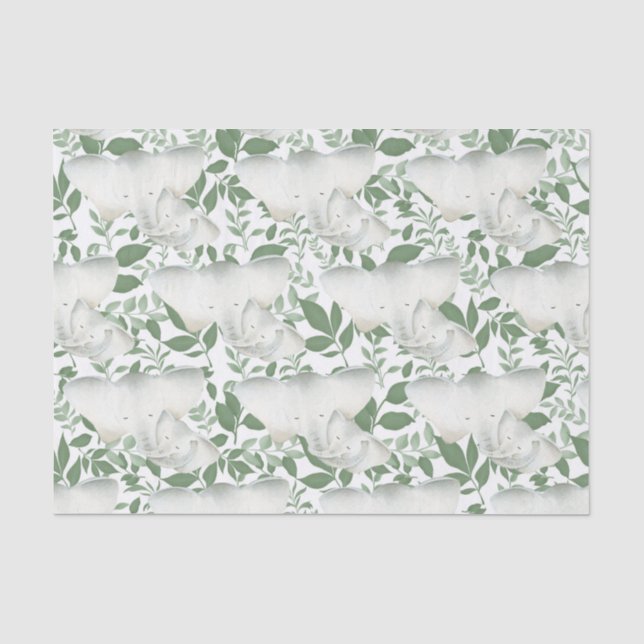 Papier Mousseline Mouchoir de la fête de la douche pour bébé maman (Recto)