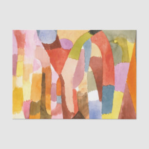 Papier Mousseline Mouvement des chambres voûtées, Paul Klee