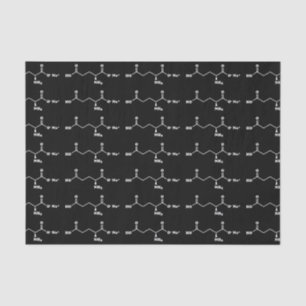 Papier Mousseline MSG Monosodium Glutamate Molecule Formule chimique