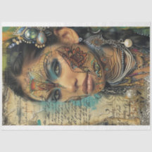 Multicultural Women of Beauty Series Decoupage