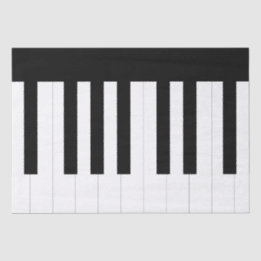 Papier Mousseline Music Lover Instrument de musique piano clavier