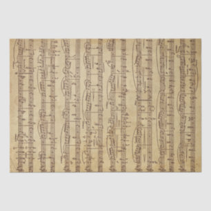 Papier Mousseline Musique et chanson