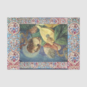 PAPIER MOUSSELINE MUSIQUE FABRIQUANT ANGE DE NOËL, BIJOUX PRÉCIEUX, 