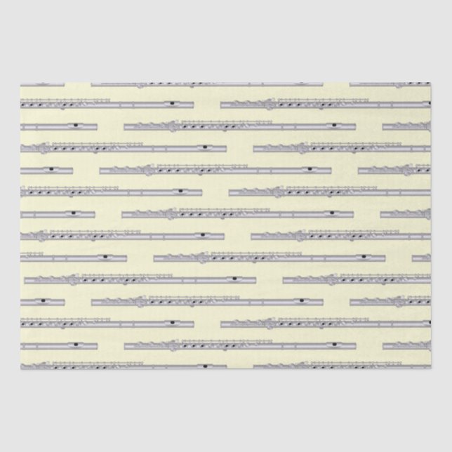 Papier Mousseline Musique flûte Musique Musique (Recto)