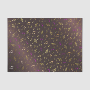 Papier Mousseline musique, note, clef, bande, symbole, brillant, élé