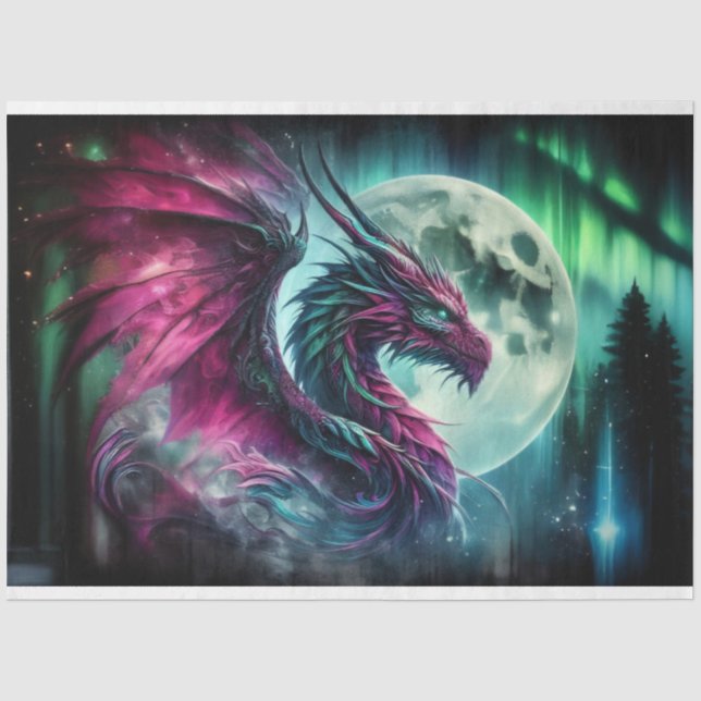 Papier Mousseline Mystic Dragon (Recto)