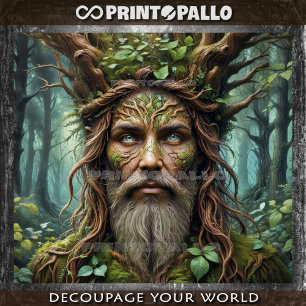 Papier Mousseline Mythe grec : Drus de l'arbre (Treant)