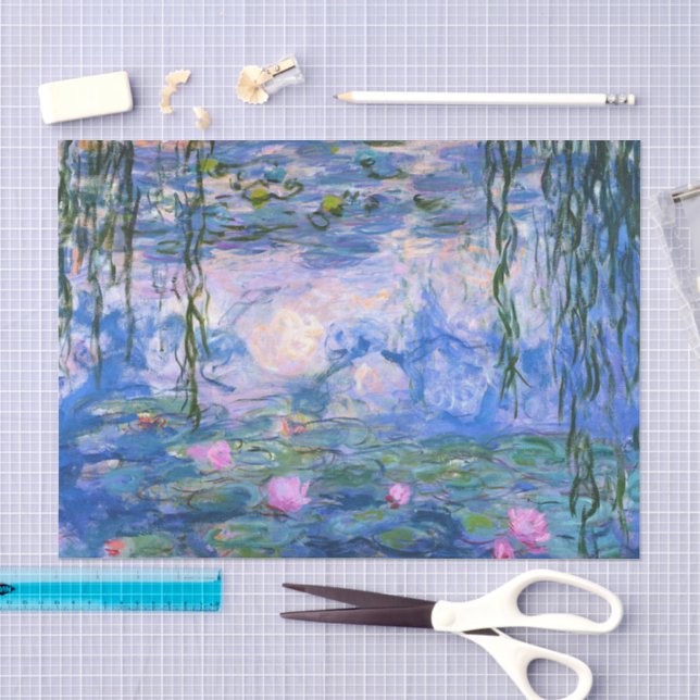 Papier Mousseline Nappes D'Eau (Artisanat)
