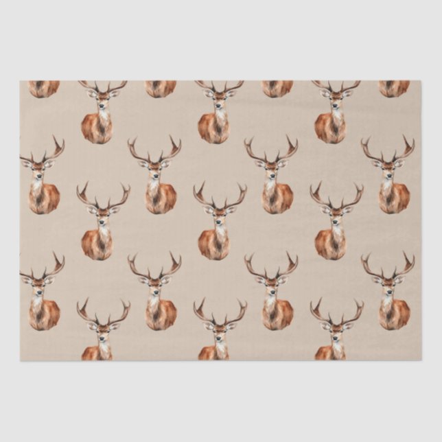Papier Mousseline Nature Deer Wildlife (Recto)