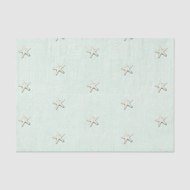 Papier Mousseline Nautical Beach Design Series 10 (Recto)