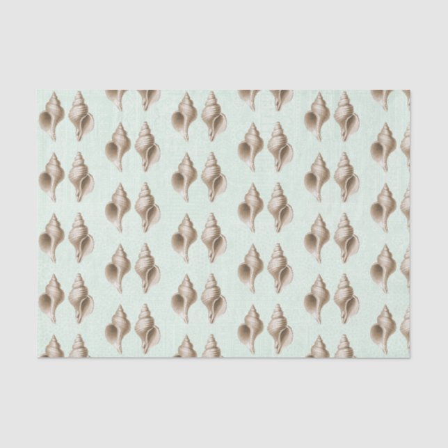 Papier Mousseline Nautical Beach Design Series 11 (Recto)