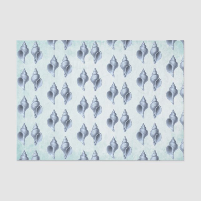 Papier Mousseline Nautical Beach Design Series 12 (Recto)