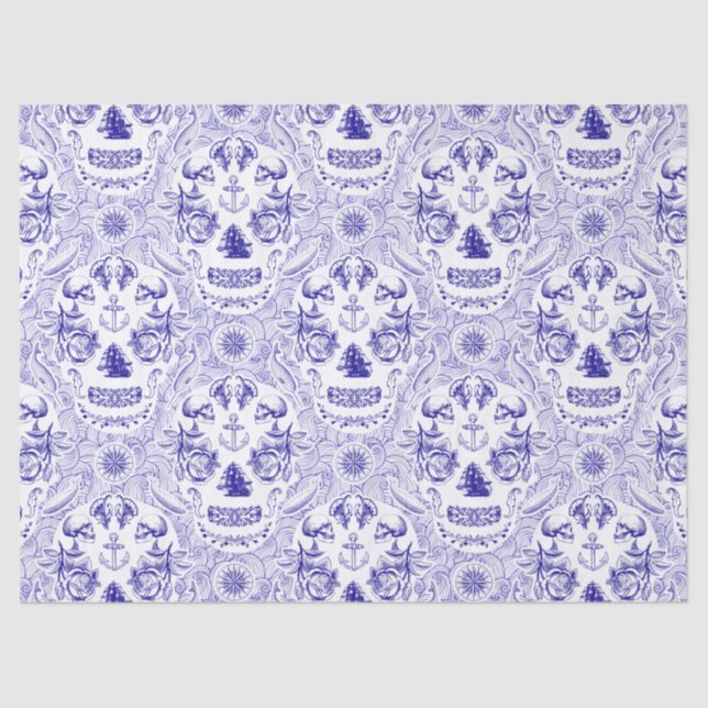 Papier Mousseline NautiSkull (Recto)