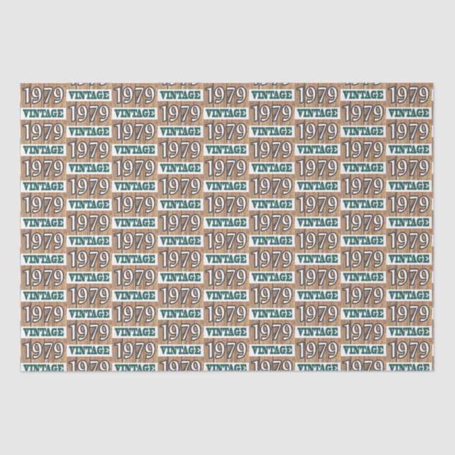 Papier Mousseline Né en 1979 papier de tissu (Recto)